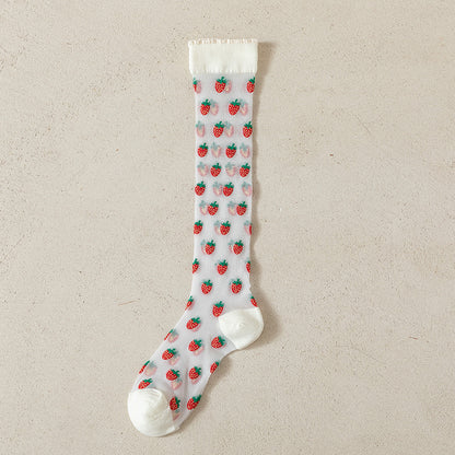 Rufia - Adorable Patterned Summer Stockings