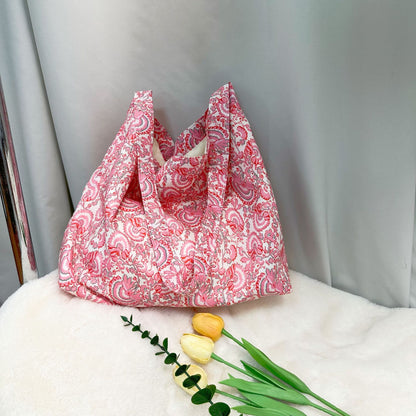 Cosbai - Soft Floral Shoulder Bag