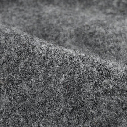 White brushed wool brimless knit beanie product view
