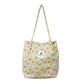 Printed Corduroy Canvas Tote Bag