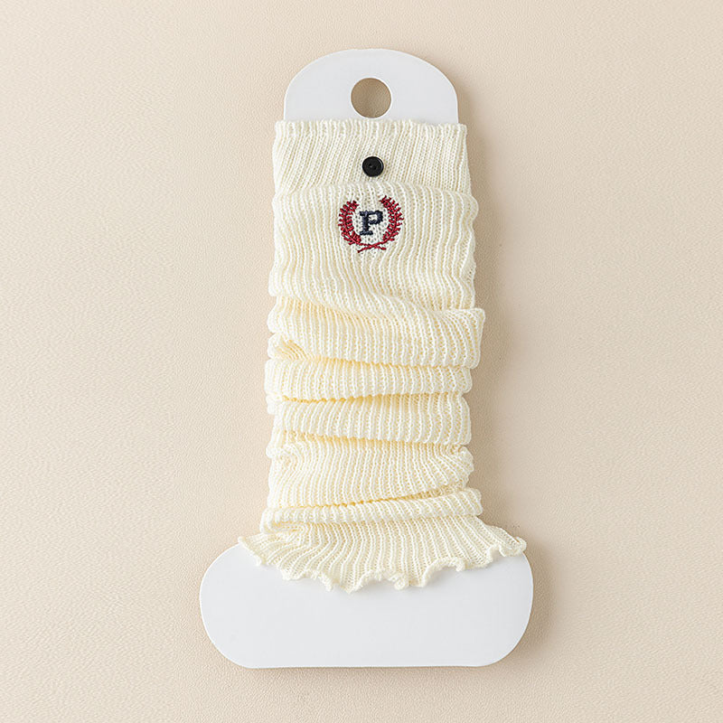 Rufia - Y2K Style Slouch Rib Knit Winter Leg Warmers