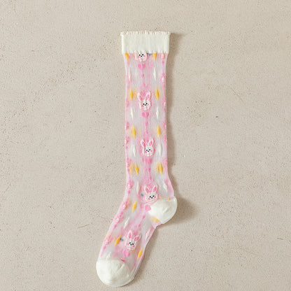 Rufia - Adorable Patterned Summer Stockings