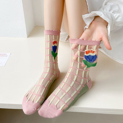 Rufia -  Floral Botanic Summer Socks