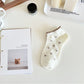 Rufia - Cute and Sweet Brown Bear Ankle Socks