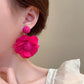 Summer Floral Fabric Earrings