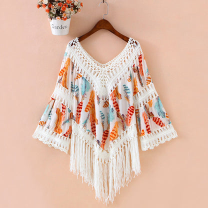 Bohemian Tassel Shawl