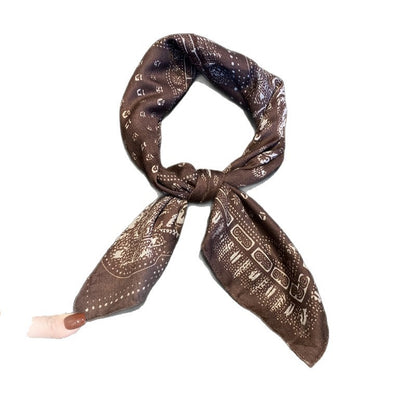 Scarvii - Polka Dot Paisley Square Scarf