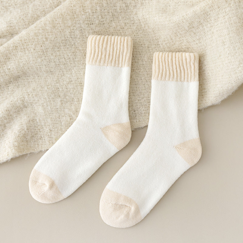 Rufia - Soft Creamy Tone Everyday Crew Socks