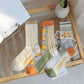 Rufia - 6 Pairs Rose Summer Socks