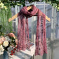 Scravii - Embroidered Lace Small Shawl Scarf