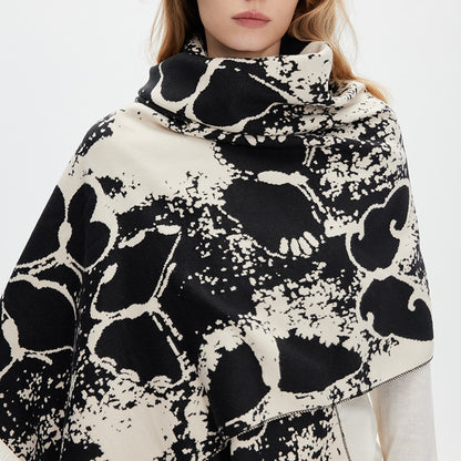 Scarvii - Abstract Butterfly Fringe Scarf