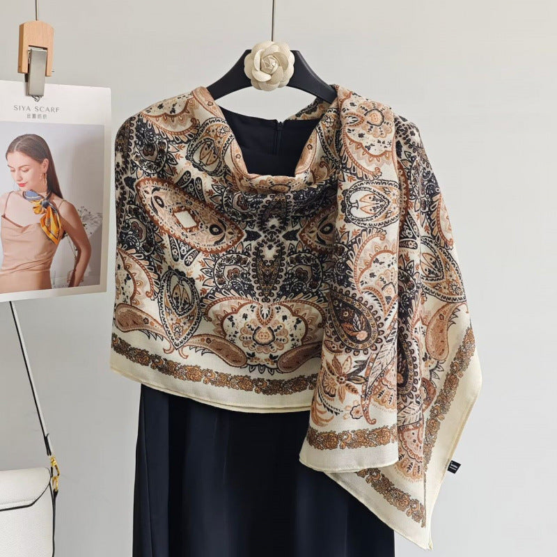 Scarvii - Paisley Floral Medallion Scarf