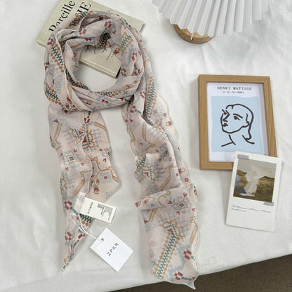 Product image for Scarvii - Patterned Semi-Sheer Scarf (Medallion)