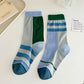 Rufia - Asymmetric Striped Socks