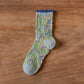 Rufia - Bohemian Embossed Floral Socks