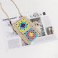 Handmade Bohemian Crochet Phone Crossbody Bag