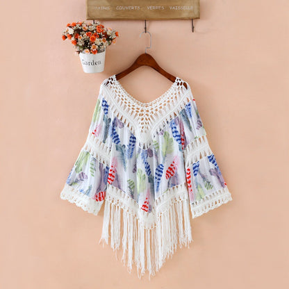 Bohemian Tassel Cotton Linen Shawl