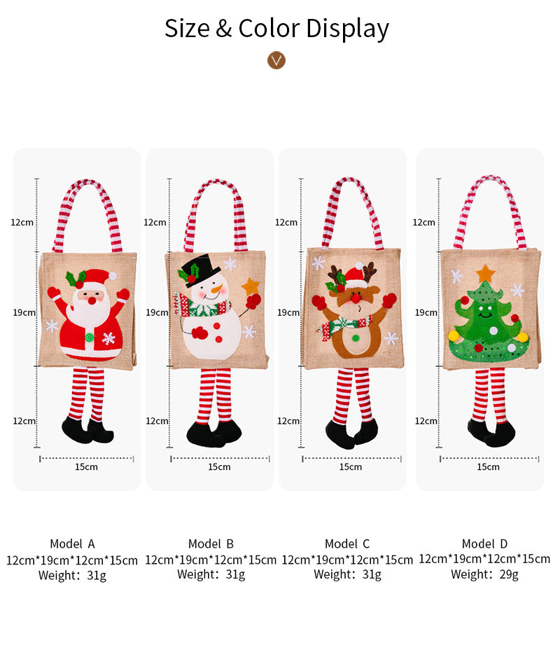 Xris - Mini Long-Legged Christmas Handbag for Kids