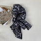 Scarvii - Snake Print Pleated Scarf