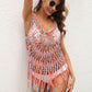 Sexy Hand-Crocheted Fringe Cover-Up Camisole Dress