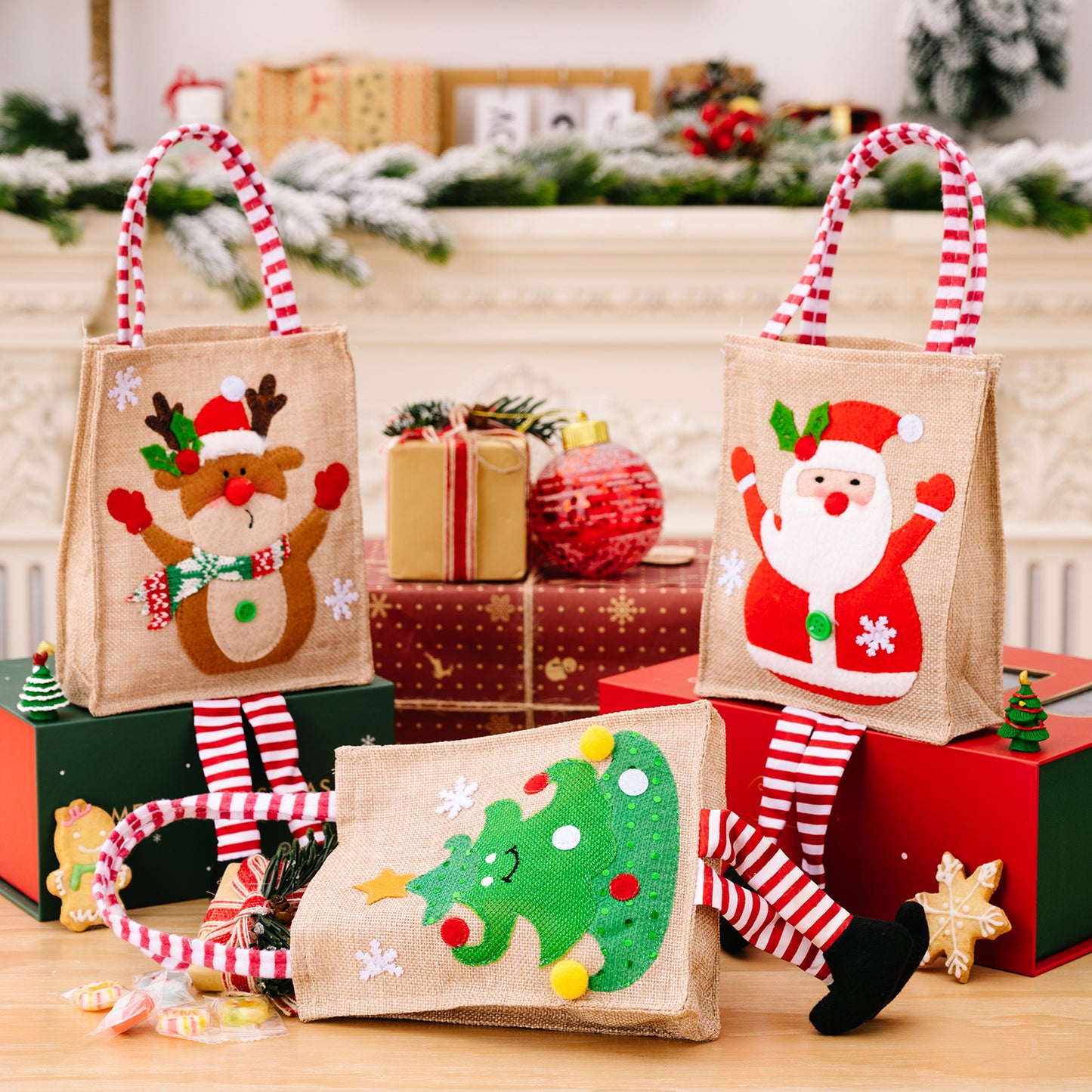 Xris - Mini Long-Legged Christmas Handbag for Kids