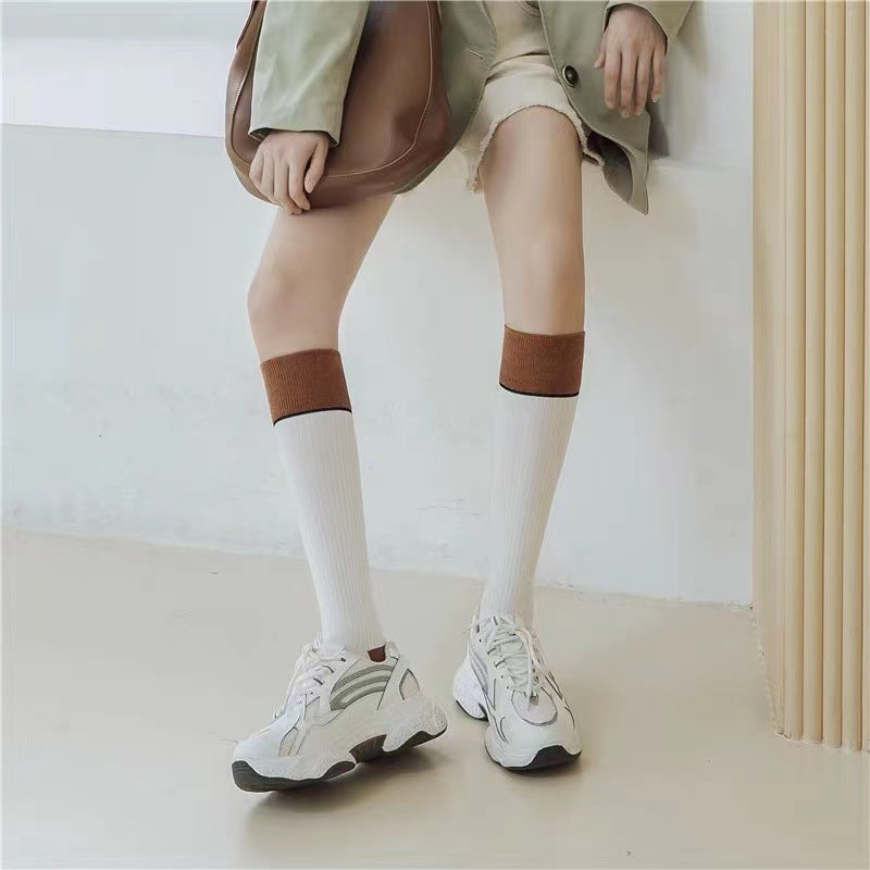 Rufia - Colorblock Ribbed Knee High Socks product image 10