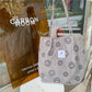 Vintage Corduroy Smiley Face Shoulder Tote Bag