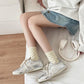 Rufia - Japanese Polka Dot Mid-Calf Socks