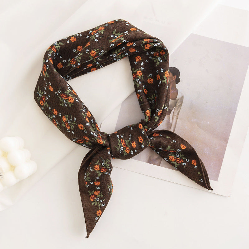 Scarvii - Vintage Floral Square Scarf