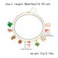 Bauai - Christmas Enamel Pendant Chain Necklace Bracelet