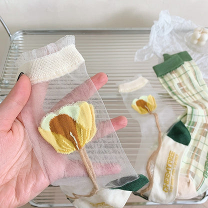 Rufia - 6 Pairs Tulip Summer Socks