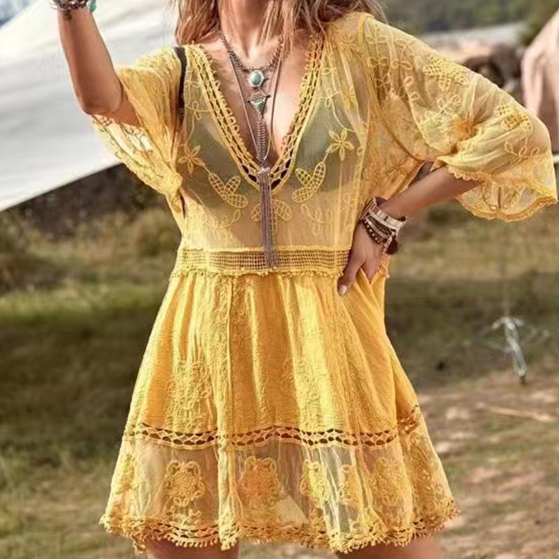 Sexy Loose Beach Cover-Up Dress