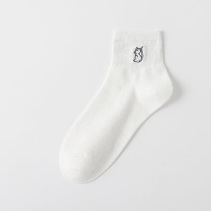 Rufia - Line Art Cat Crew Socks product image 10
