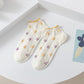 Rufia- Colorful Lace Trim Summer Low-Cut Socks