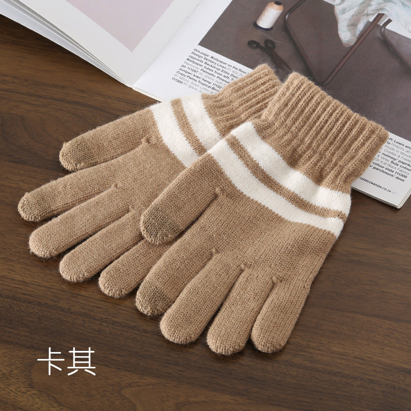 Gloving - Contrast Stripe Extended Cuff Gloves
