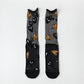 Rufia - Asymmetrical Pattern Sheer Socks