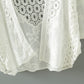 Crosa - Lace Open Front Cardigan with Batwing Sleeves