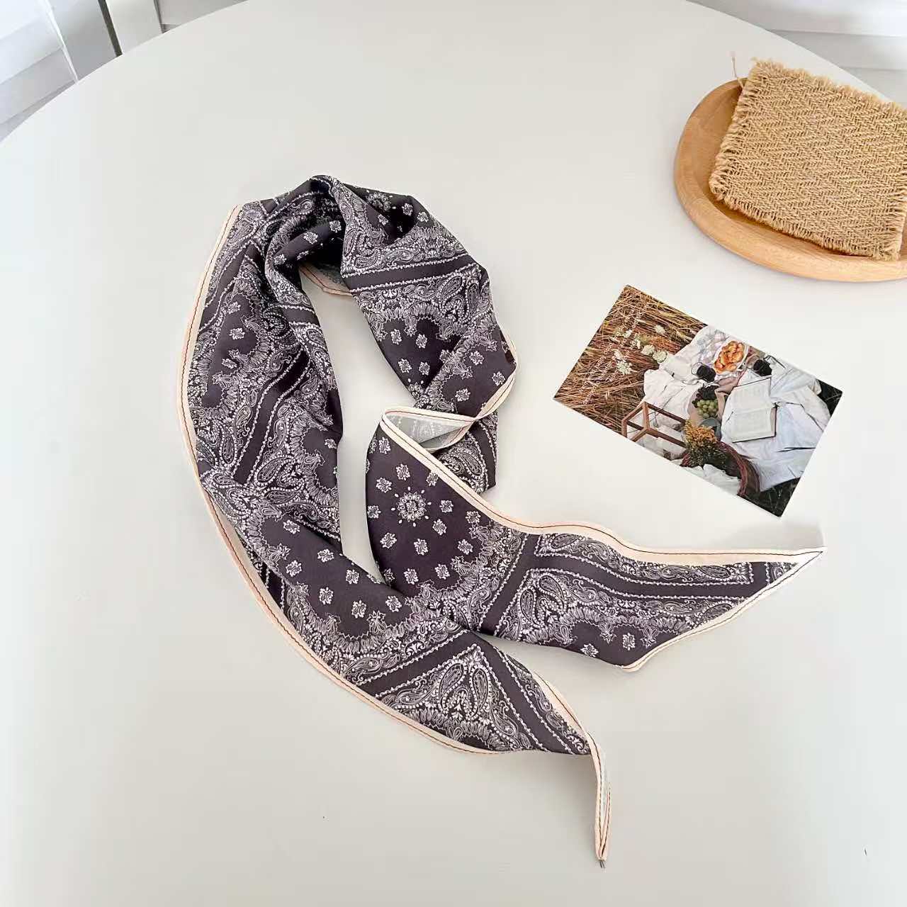 Scarvii Classic Paisley Bandana Triangle Scarf