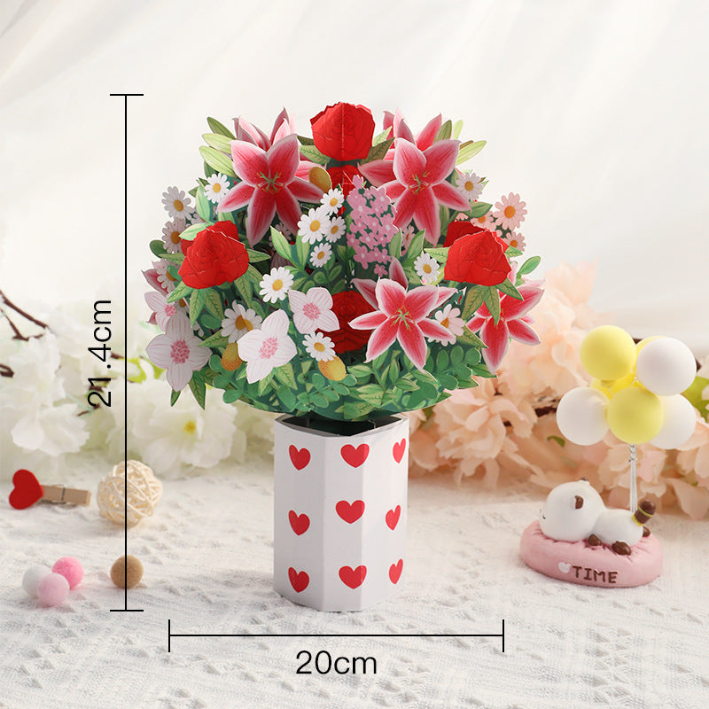 Cardoi - 3D Bouquet Card for Mother's Day