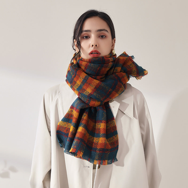 Scarvii - Colorful Plaid Scarf for Women