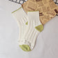 Rufia - Cute Floral Crew Socks