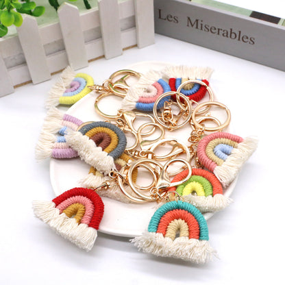 Koco Crochet Rainbow Keychain main product view