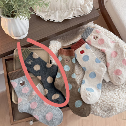 Product image for Rufia - Women's Winter Mid-Length Socks (Dark Gray)