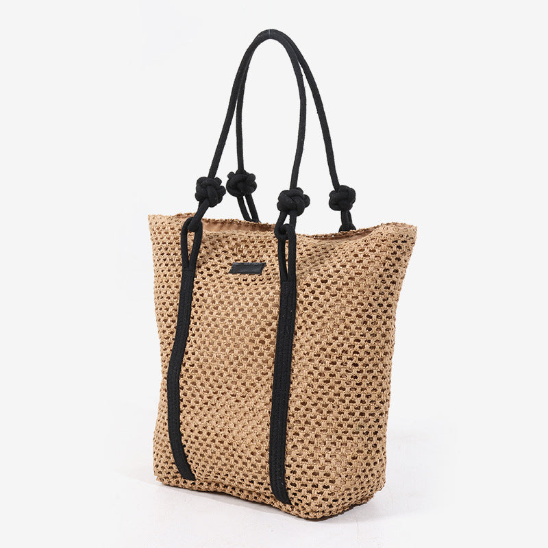 Baggie - Large Capacity Single Shoulder Tote Straw Bag