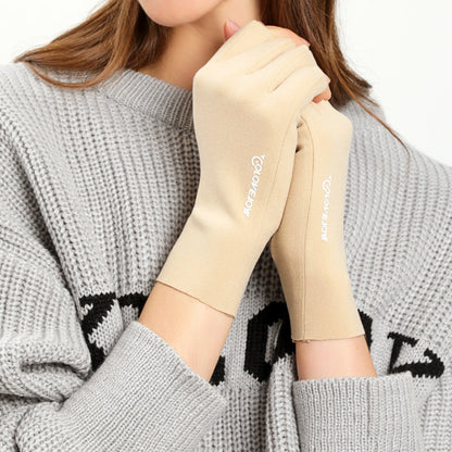 Gloving Spring Half Palm Gloves glove shape