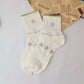 Rufia - Cute Floral Crew Socks