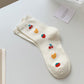 Rufia Cotton Socks for Women | 5 Pairs | Smile and Bear Pattern | Cute and Fashionable