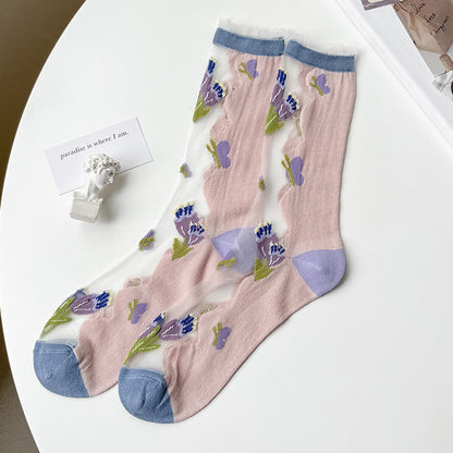 Rufia -  Floral Botanic Summer Socks