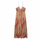 Troposa - Boho V-Neck Maxi Dress small  - Beach Ready