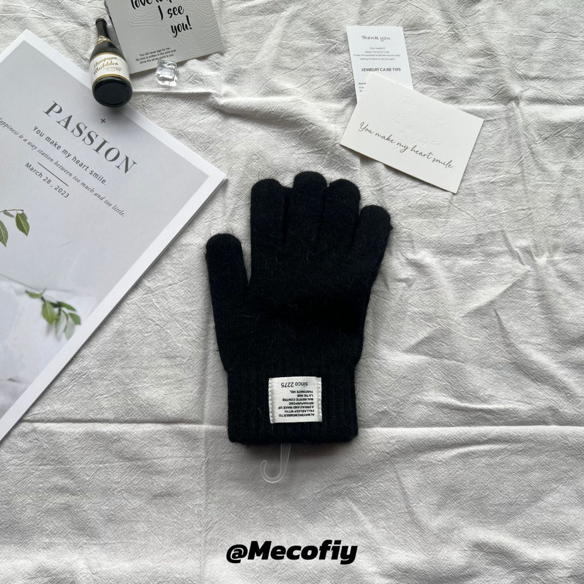 Product image for Gloving - Ribbed Cuff Gloves (Black)